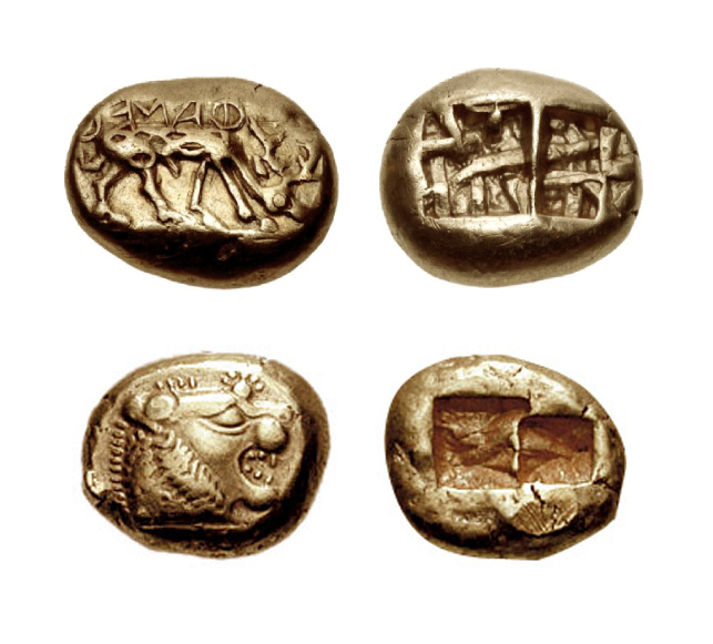 Early coins.