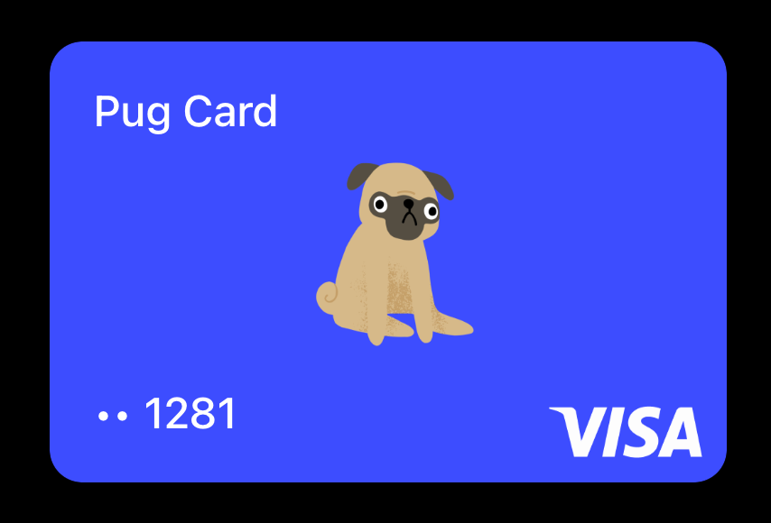 The pug card.